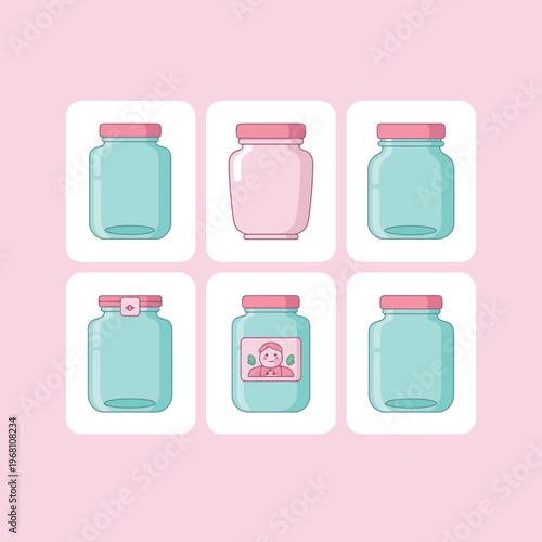 Set of fresh organic walnut kernels and whole nuts in bowl with cute walnut mascot character holding a spoon