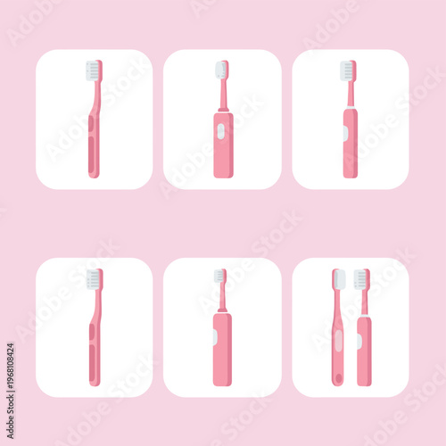 Set of pink skincare and cosmetic packaging bottles with cute smiling facial cream mascot character