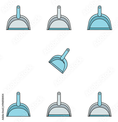 Set of spicy chili oil sauce bottles and seasoning jars with cute chili mascot character for oriental food branding