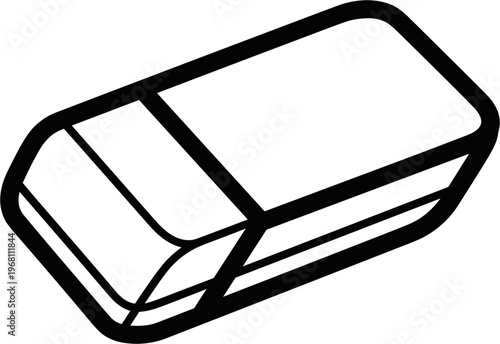 Eraser Stationery Office Supply Tool.