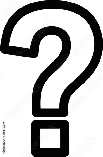 Large Question Mark Symbol Icon 1.