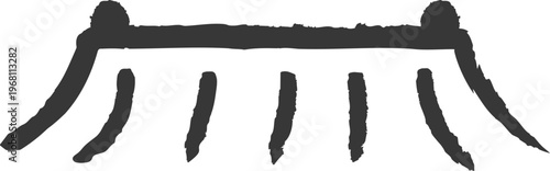 집-지붕-처마-기와-한옥-기와지붕-한옥 기와-한옥 지붕-전통기와-한국 전통-한옥 양식-고궁 지붕-선-라인-붓 터치-브러시-먹선-수묵-한국 전통 가옥 지붕