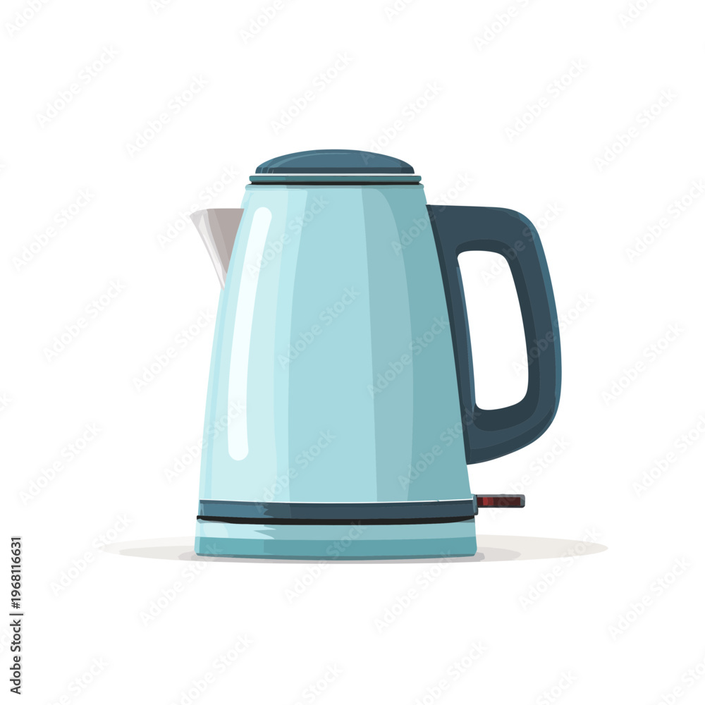 Fototapeta premium Modern Electric Kettle Isolated on Transparent Background