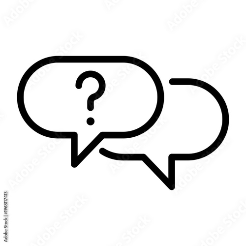 Frequently asked questions vector icon. FAQ illustration sign. Computer with question symbol. 