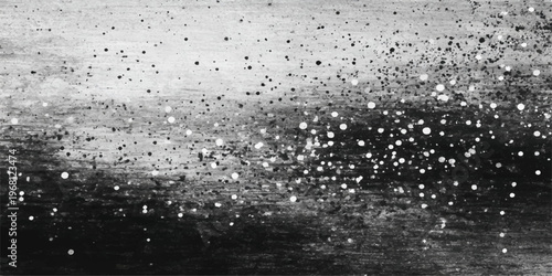 Abstract an ethereal cosmic ballet of twinkling stars against a monochromatic backdrop. This image captures the beauty and vastness of space.