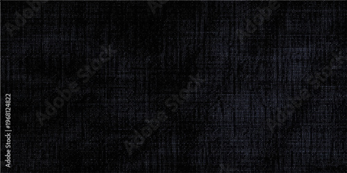 A close-up view of textured dark cloth showcases an intricate weave. Evoking a sense of depth and mystery with its subtle interplay of light and shadow, the darkness absorbs all.