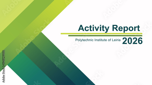 Report cover displaying the title 'relatório de atividades' and institute information.