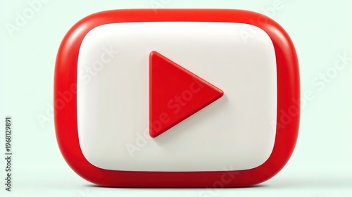 Free Download Red play button logo with white diagonal arrow on transparent background, modern minimal media icon design suitable for video player, streaming app, web interface and digital multimedia projects - GFXLoad