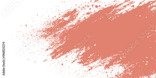 Abstract a vibrant brushstroke in a warm, earthy tone explodes across the frame, a visual symphony of texture and dynamic movement. Capturing the spirit of creativity and expression.