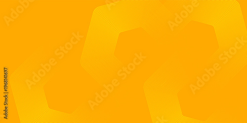 Contemporary abstract composition with overlapping hexagon shapes formed by fine parallel lines.