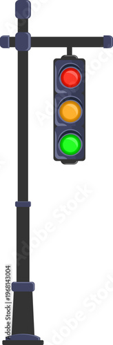 Traffic Stoplight Illustration