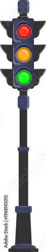 Traffic Stoplight Illustration