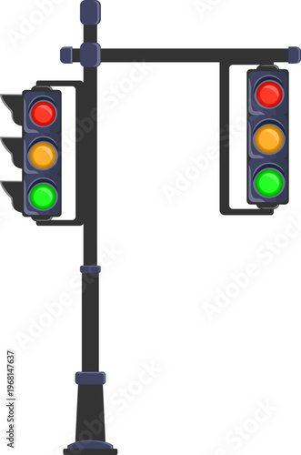 Traffic Stoplight Illustration