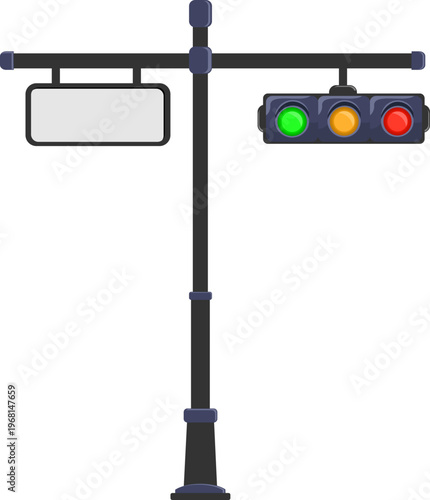 Traffic Stoplight Illustration