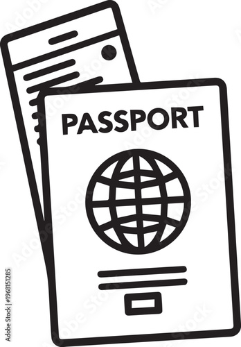 A close-up depiction of a passport, the ultimate key for world travel and unlocking diverse cultures. Also, a phone is showing beside the passport.