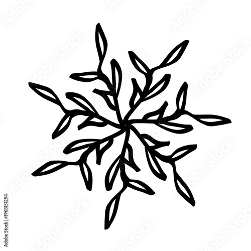 Ornamental pattern in a figurative style. The art symbolizes personal and cosmological integrity.