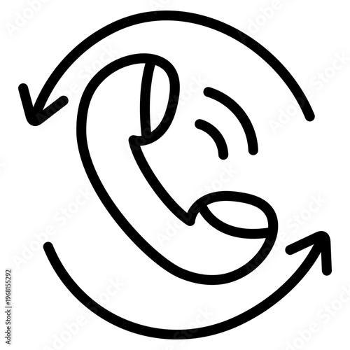 Premium download icon of call diversion 