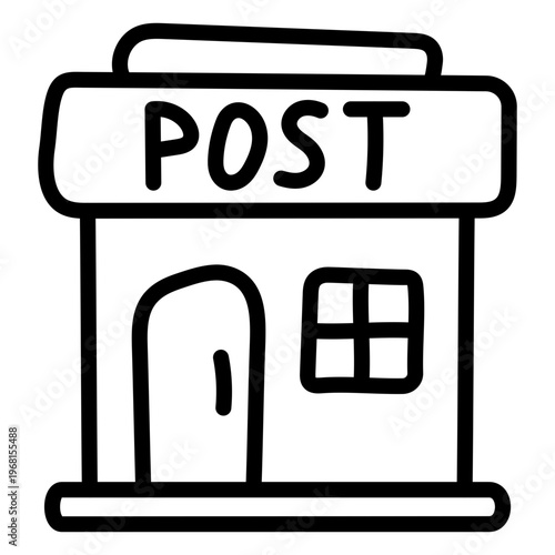 An icon design of post office 