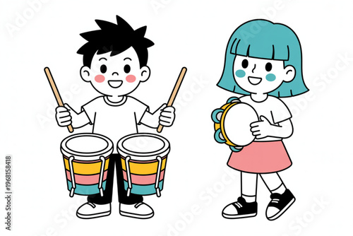 Creative owl characters wearing graduation caps and holding diplomas Vector