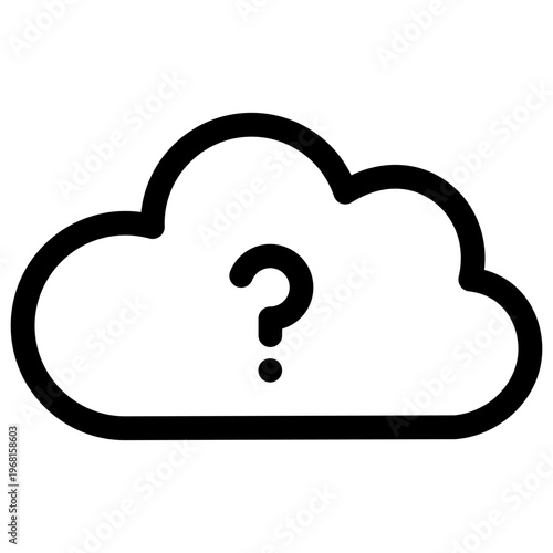 Cloud service icon vector. data store illustration sign. internet symbol or logo.