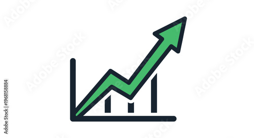 Green Arrow Graph Chart Growth.