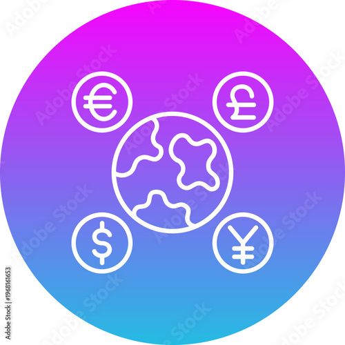 Global currency Icon