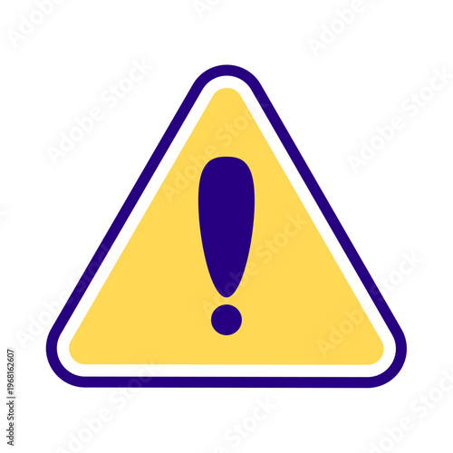 注意や警告を示すシンプルな三角形アイコン