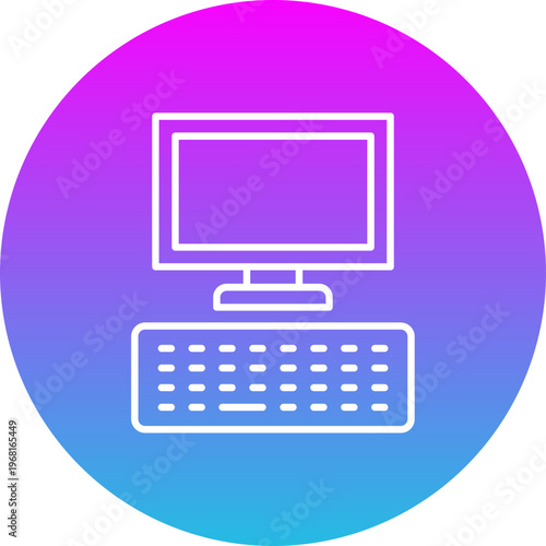 Desktop computer Icon