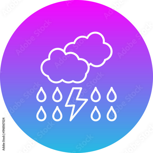 Heavy rain Icon
