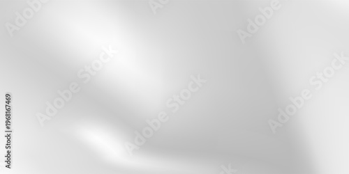 Silver foil background with metal mirror texture. Chrome gradient surface with natural card nice shade surface strip table