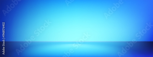 Blue background surface. Futuristic 3d limbo bg. Abstract studio presentation for product on counter. Original ppt backdrop for winter photo. Rectangle commercial tech mockup with space vector
