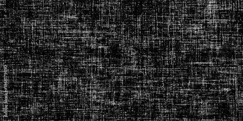 An abstract binary code background featuring a seamless vector pattern on a dark textured surface with a light grunge design for a vintage wallpaper backdrop
