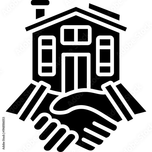 Real Estate Agent Icon Vector Element