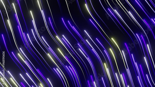 Cyberpunk Digital Data Flow Background