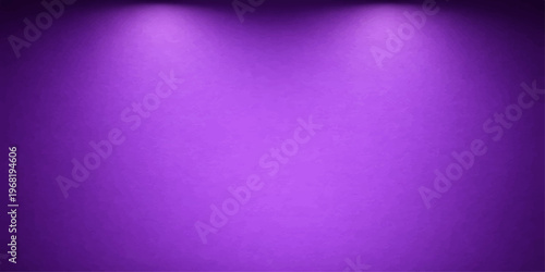 Obraz na płótnie A textured purple abstract wallpaper features a violet spotlight design on an ag