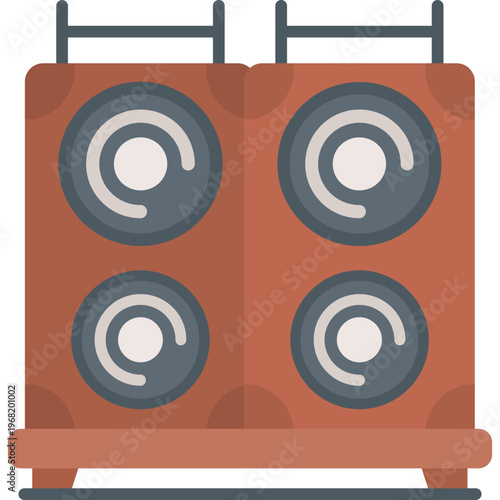 Sound System Icon Vector Element