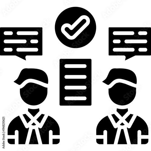 Collaboration Icon Vector Element