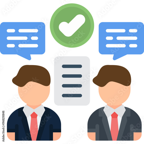 Collaboration Icon Vector Element