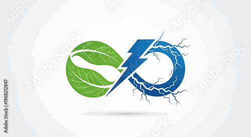 Tennis ball and lightning bolt logo.