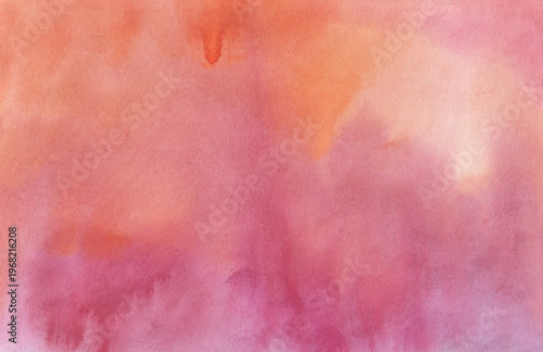Abstract watercolor background in warm tones