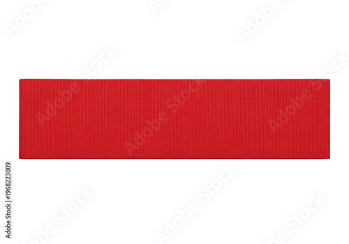 Free Download Close-up view of a red fabric texture with a woven pattern isolated on transparent background - GFXLoad