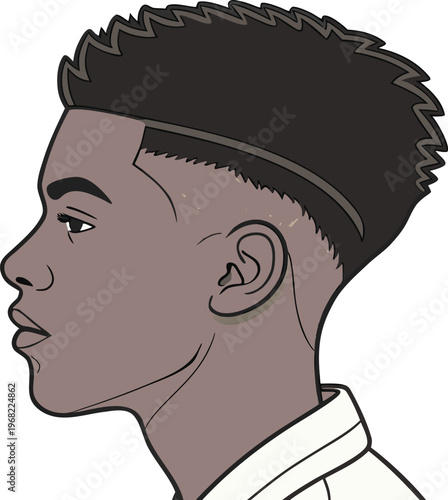 Professional low fade taper haircut with clean edges and natural styling, perfect modern men’s grooming look in barbershop setting.