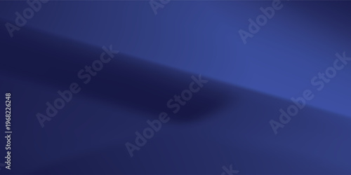 Navy night sky gradient vector background. Dark blue wave graphic wallpaper