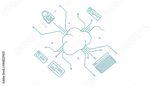 Cloud computing network system technology.