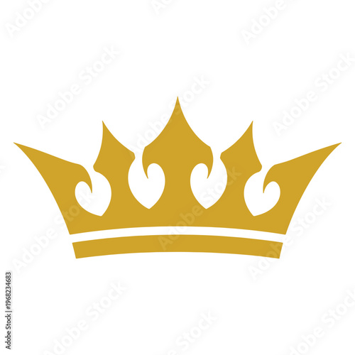 Golden crown symbolizing regal authority and monarchy heritage