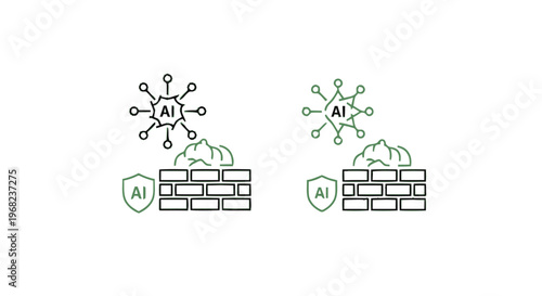 Artificial Intelligence Firewall Protecting Against Cyber Threats and Attacks.