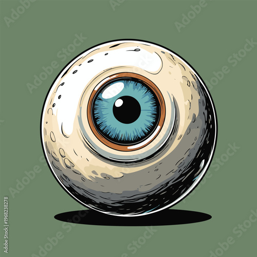 Eyeball vector image
