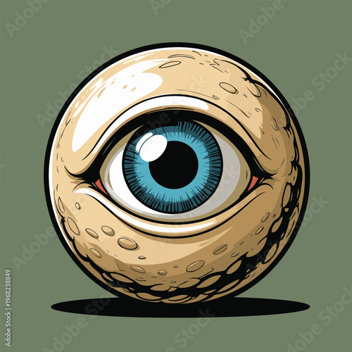 Eyeball vector image