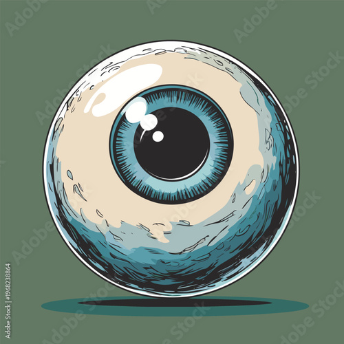 Eyeball vector image