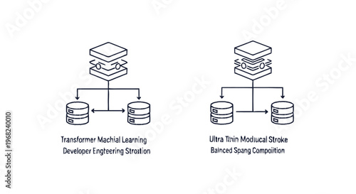 Conceptual Diagram of Neural Networks and Data Storage Systems.